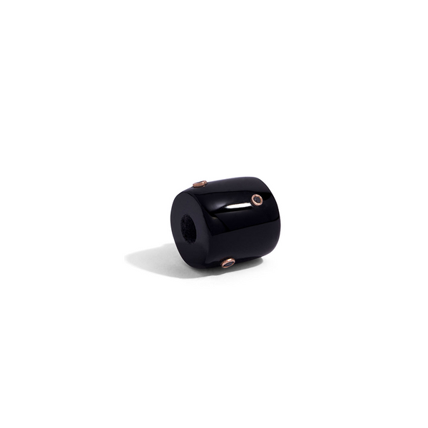 Black Snow Globe Bead