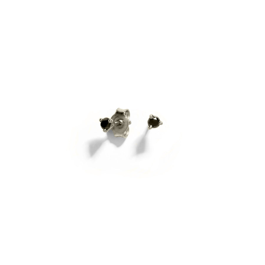 Black Diamond Stud 0.04ct