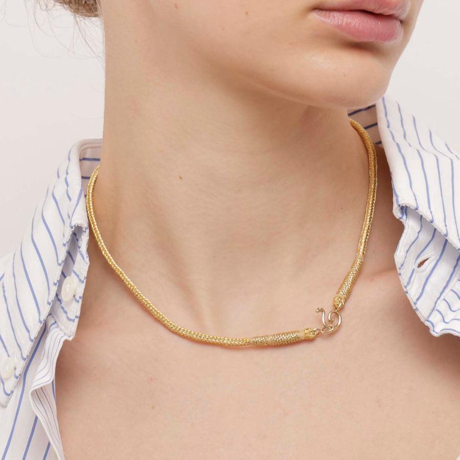 Weaving Energy Necklace Banana