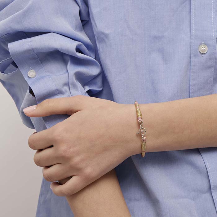 Weaving Energy Bracelet Pink