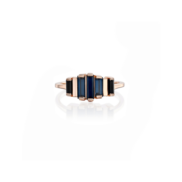 Sinking Sapphires Ring