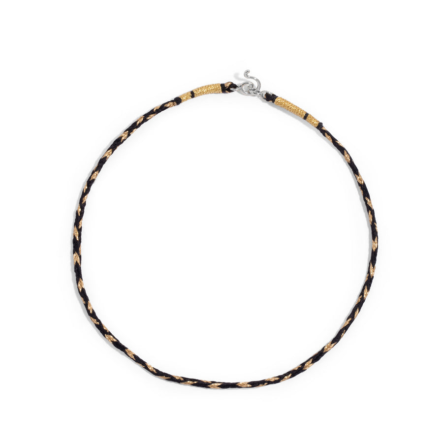 Weaving Energy Necklace Black