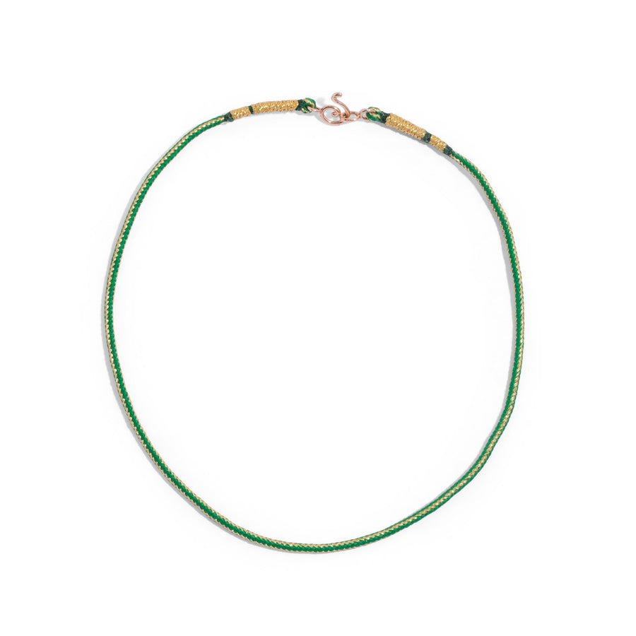 Weaving Energy Necklace Green