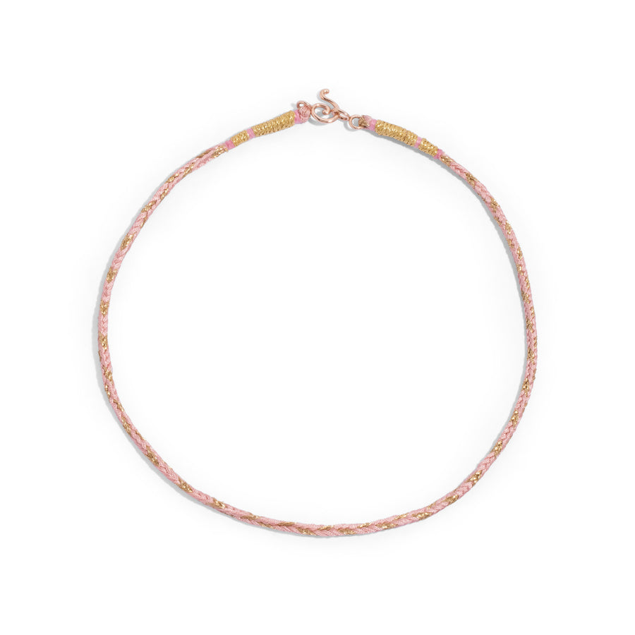 Weaving Energy Necklace Pink