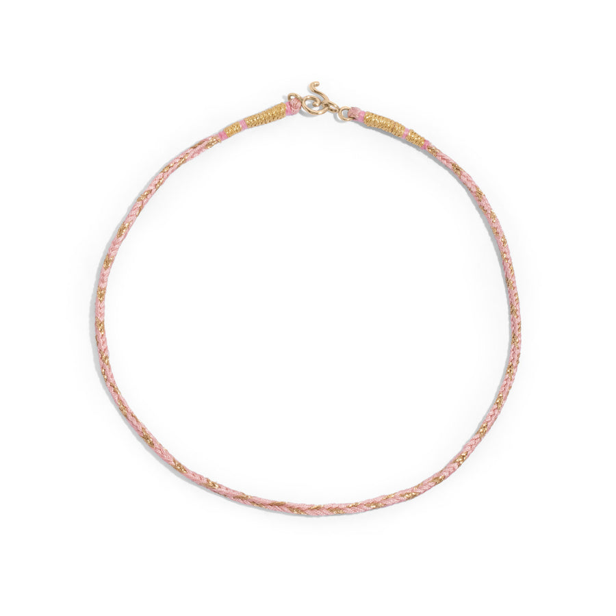 Weaving Energy Necklace Pink