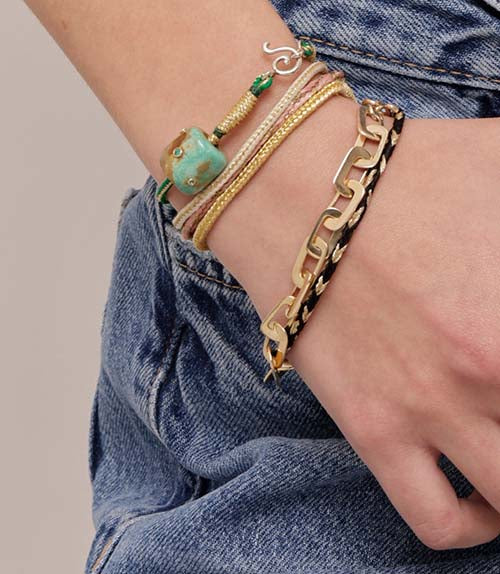 Green Cord Bracelet