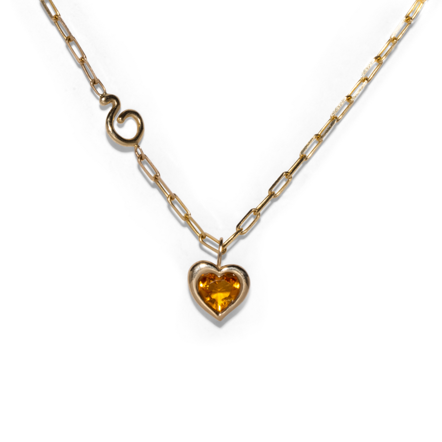 Sweetheart Droplet - Citrine