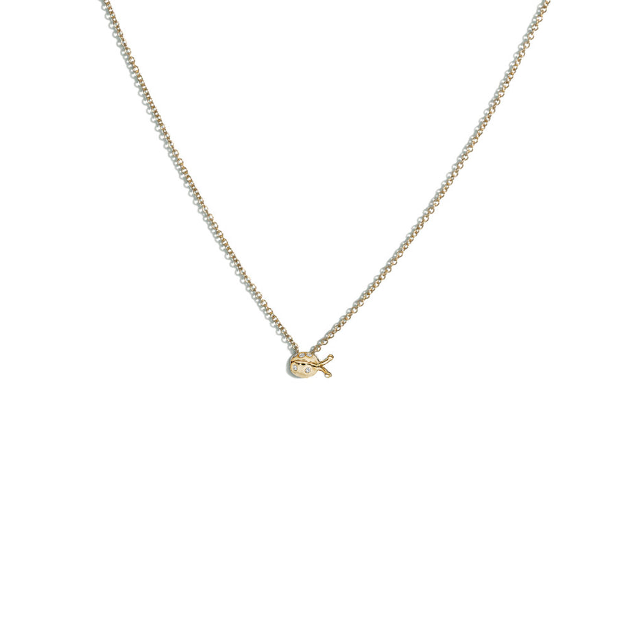 Baby Bug diamonds necklace